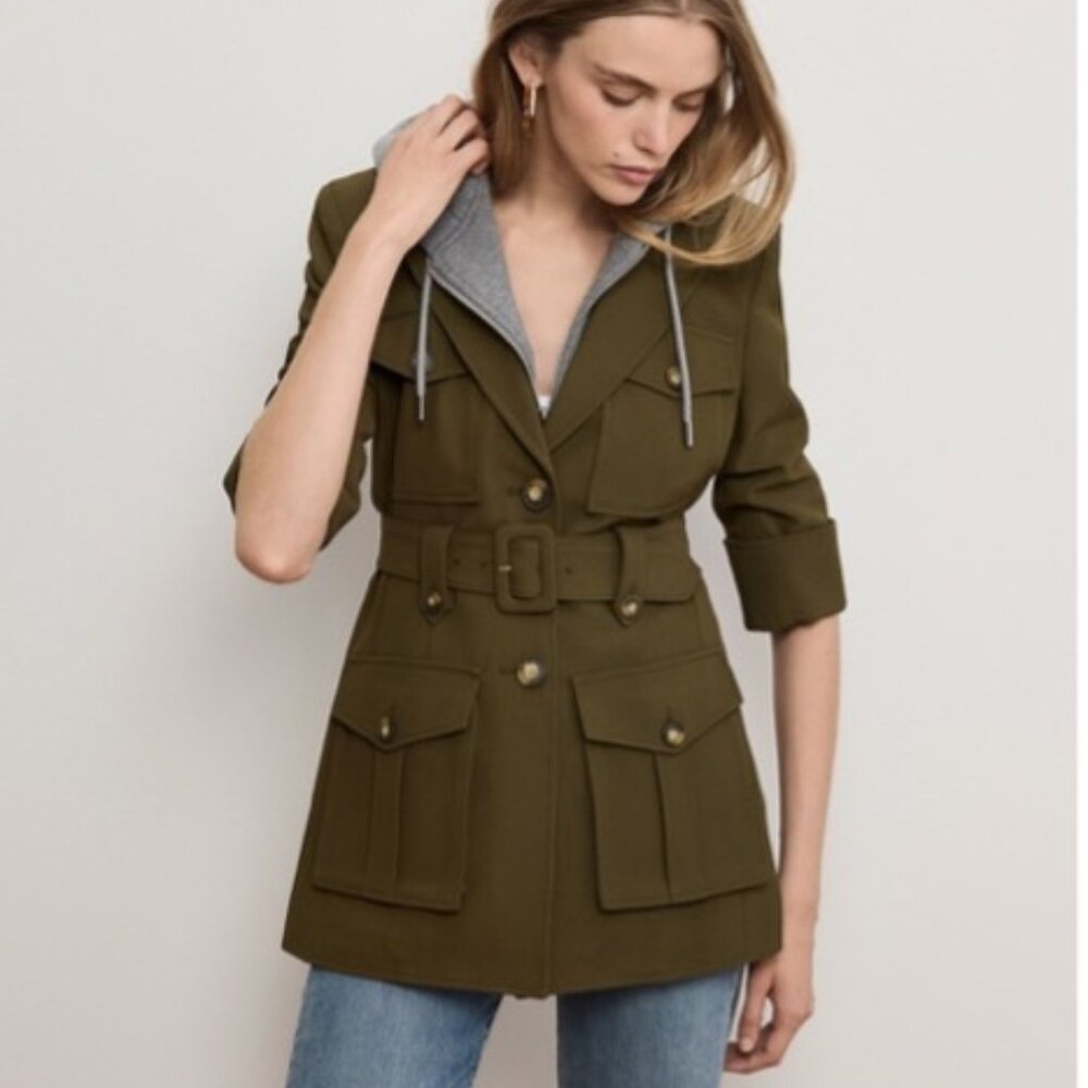 Vicoria Beard - Jones Belted Dickey Jacket Size 8 Brand New